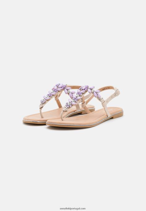 mulheres sandália chio bege F4BZ0D1439 Anna Field