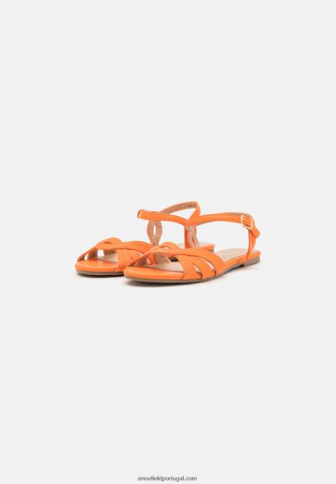 mulheres sandália laranja F4BZ0D1317 Anna Field