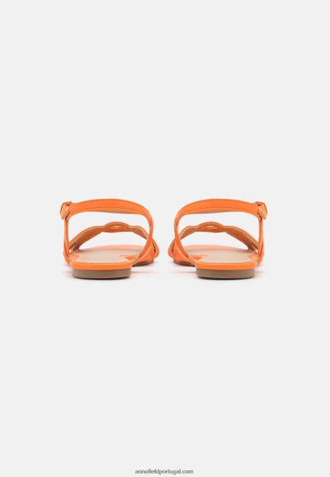 mulheres sandália laranja F4BZ0D1317 Anna Field