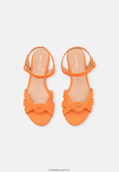 mulheres sandália laranja F4BZ0D1317 Anna Field