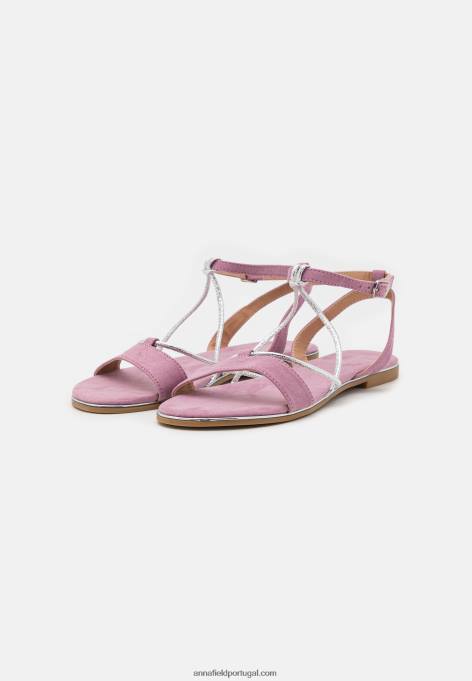 mulheres sandália lilás F4BZ0D1384 Anna Field