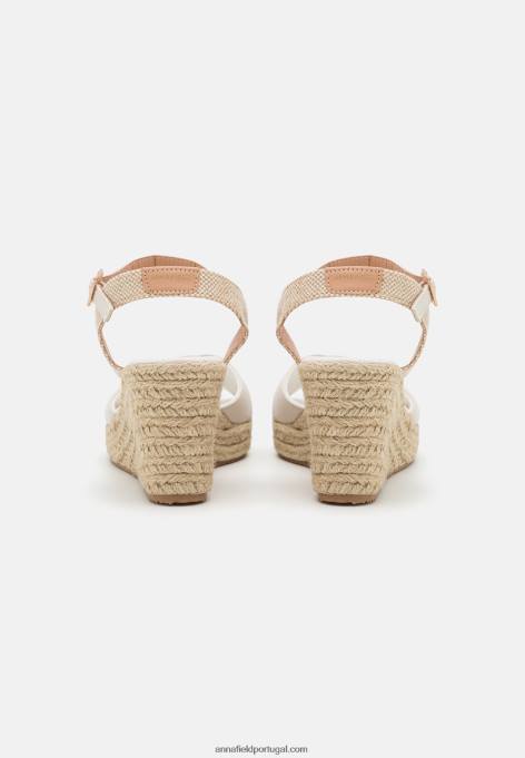 mulheres sandália plataforma bege F4BZ0D1470 Anna Field