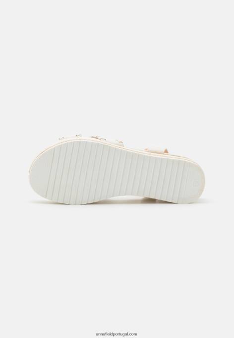 mulheres sandália plataforma branca F4BZ0D1493 Anna Field