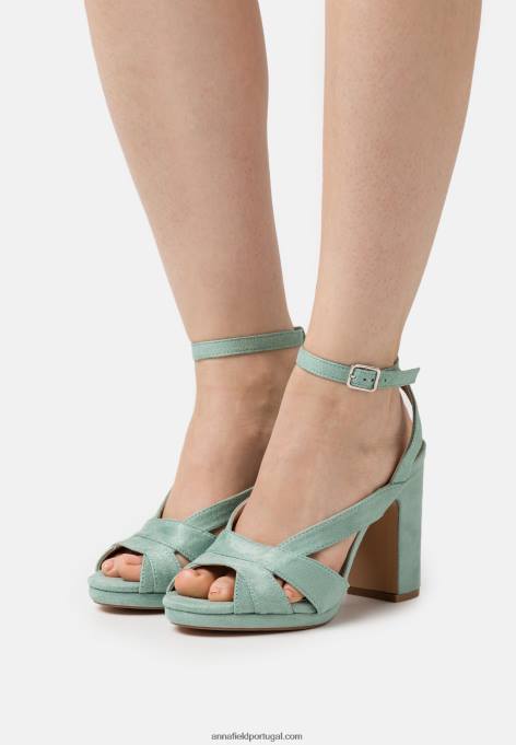 mulheres sandália plataforma menta F4BZ0D1568 Anna Field