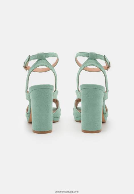 mulheres sandália plataforma menta F4BZ0D1568 Anna Field