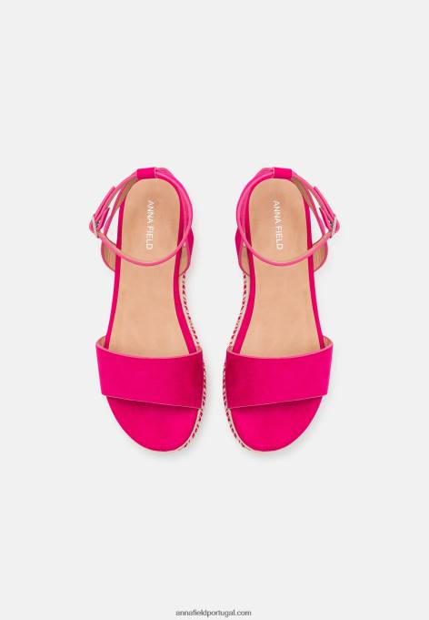mulheres sandália plataforma rosa F4BZ0D1457 Anna Field