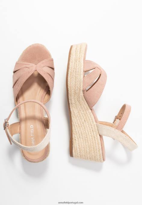 mulheres sandália plataforma rosa claro F4BZ0D1463 Anna Field