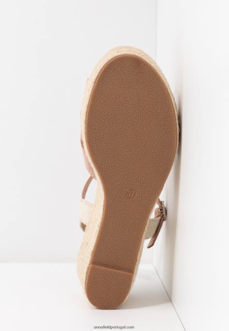 mulheres sandália plataforma rosa claro F4BZ0D1463 Anna Field