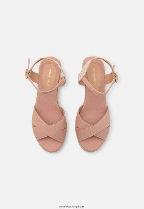 mulheres sandália plataforma rosa claro F4BZ0D1465 Anna Field