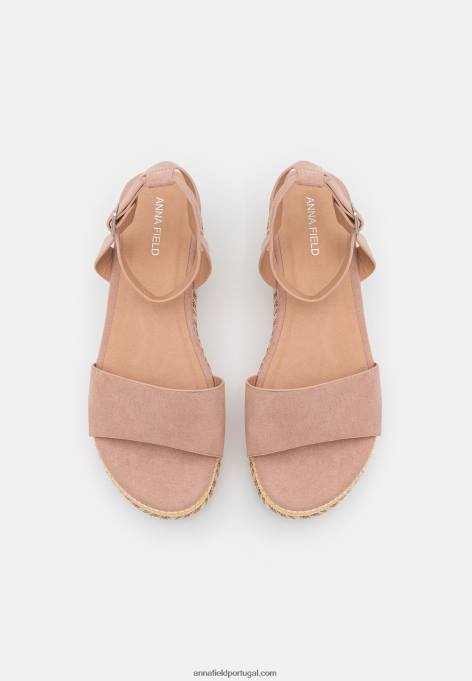 mulheres sandália plataforma rosa claro F4BZ0D1477 Anna Field