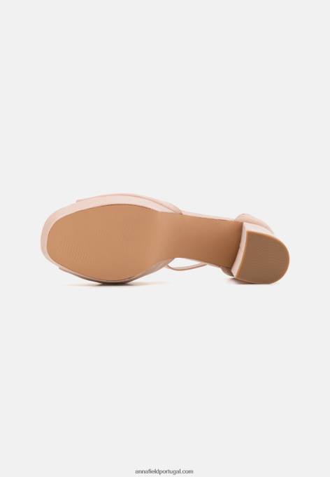 mulheres sandália plataforma rosa claro F4BZ0D1550 Anna Field