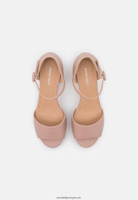 mulheres sandália plataforma rosa claro F4BZ0D1577 Anna Field