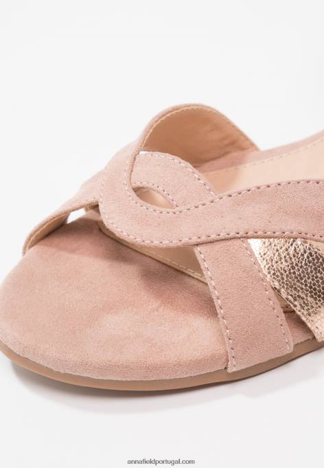 mulheres sandália rosa F4BZ0D1242 Anna Field