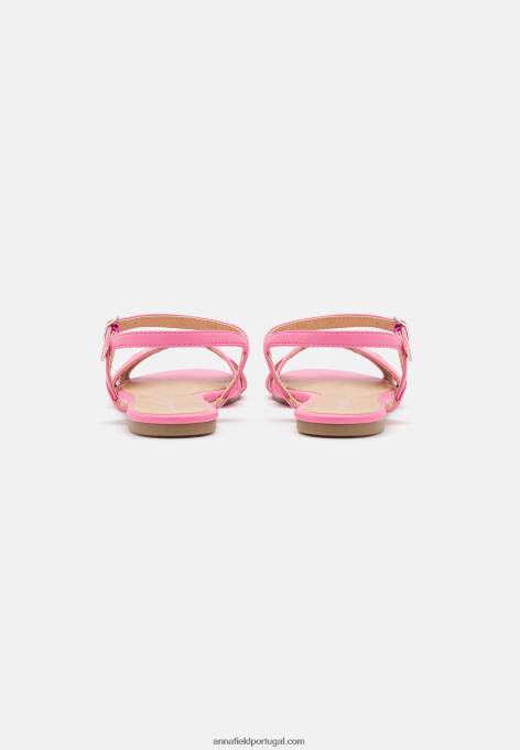 mulheres sandália rosa F4BZ0D1315 Anna Field