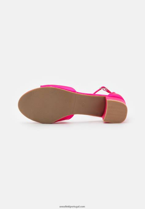 mulheres sandália rosa F4BZ0D1419 Anna Field