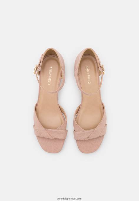 mulheres sandália rosa claro F4BZ0D1252 Anna Field