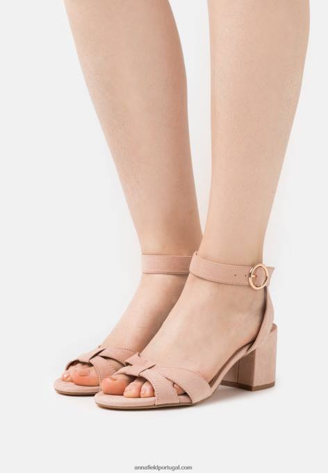 mulheres sandália rosa claro F4BZ0D1297 Anna Field