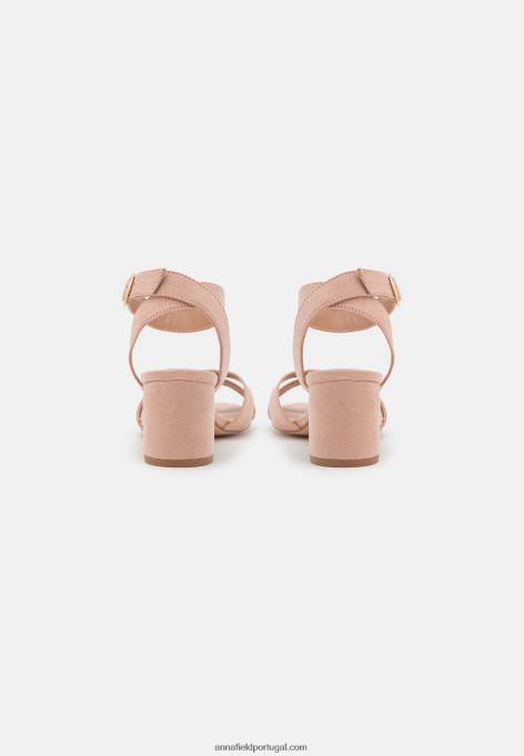 mulheres sandália rosa claro F4BZ0D1297 Anna Field