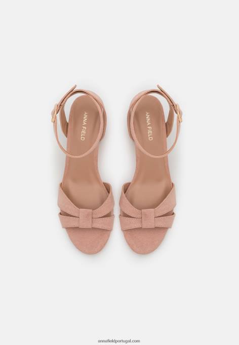 mulheres sandália rosa claro F4BZ0D1297 Anna Field