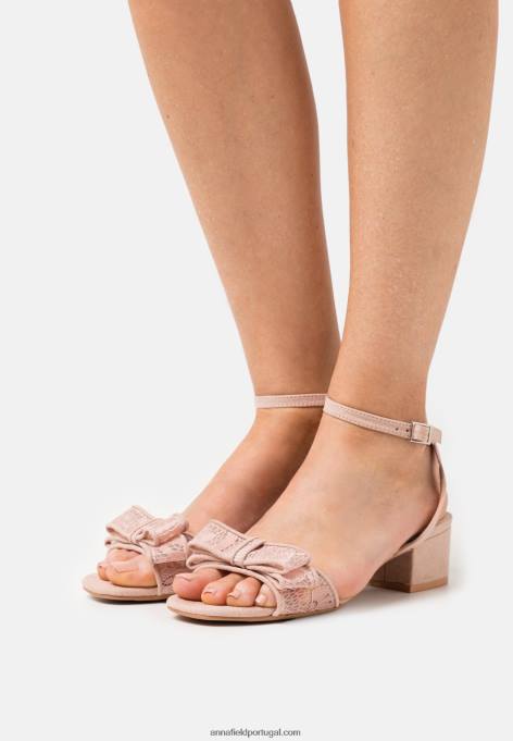 mulheres sandália rosa claro F4BZ0D1347 Anna Field