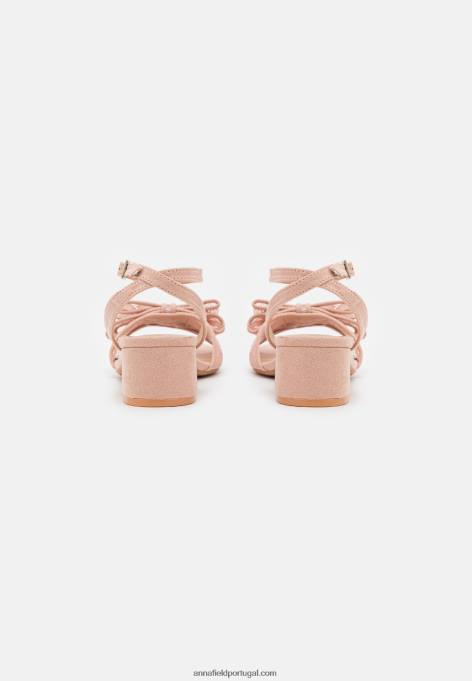 mulheres sandália rosa claro F4BZ0D1347 Anna Field