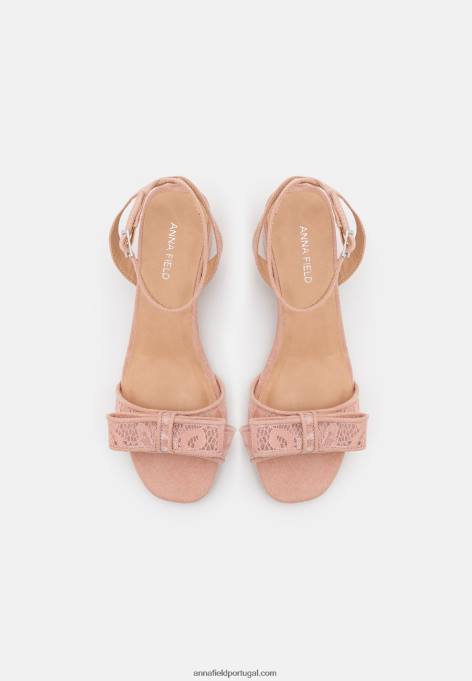 mulheres sandália rosa claro F4BZ0D1347 Anna Field