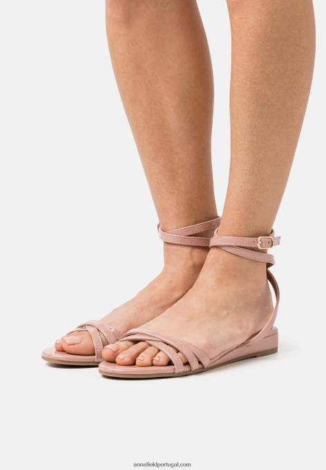 mulheres sandália rosa claro F4BZ0D1351 Anna Field