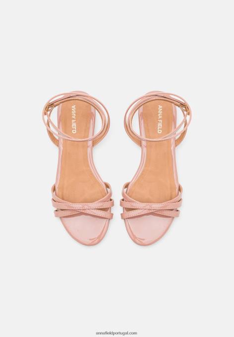 mulheres sandália rosa claro F4BZ0D1351 Anna Field
