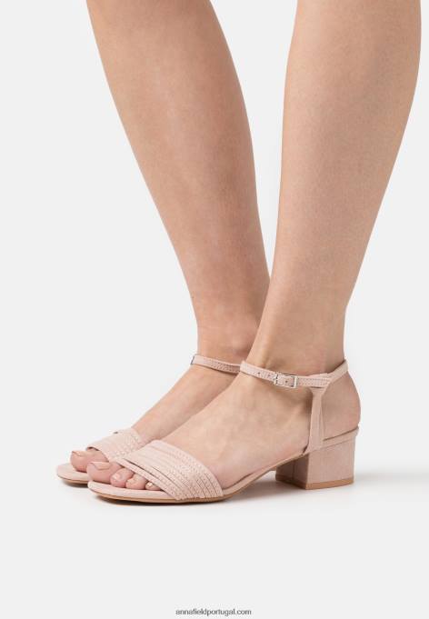 mulheres sandália rosa claro F4BZ0D1365 Anna Field