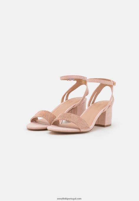 mulheres sandália rosa claro F4BZ0D1445 Anna Field