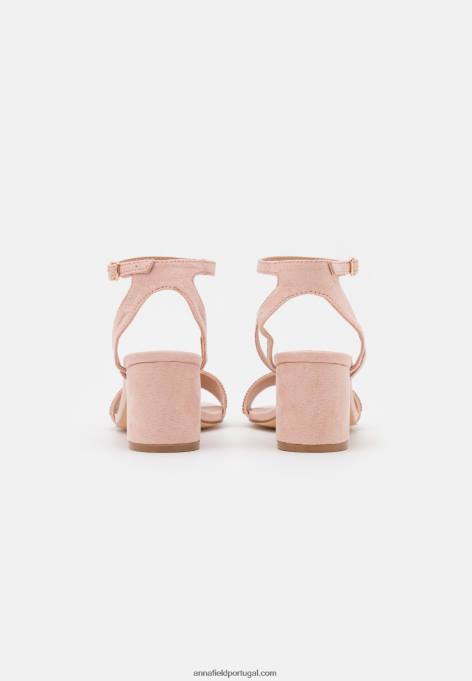 mulheres sandália rosa claro F4BZ0D1445 Anna Field