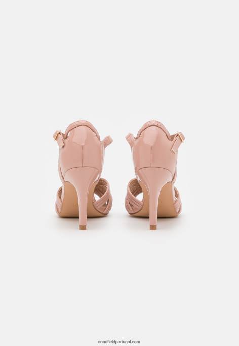 mulheres sandália salto alto rosa claro F4BZ0D1285 Anna Field