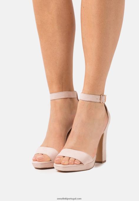 mulheres sandália salto alto rosa claro F4BZ0D1575 Anna Field