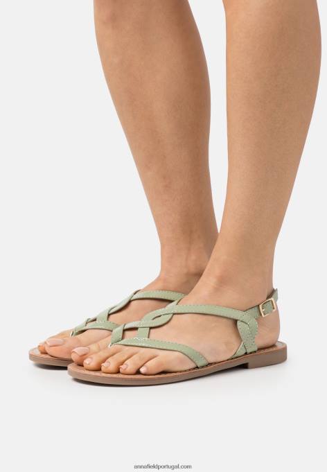 mulheres sandália t-bar menta F4BZ0D1545 Anna Field