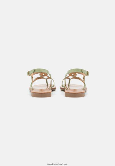 mulheres sandália t-bar menta F4BZ0D1545 Anna Field