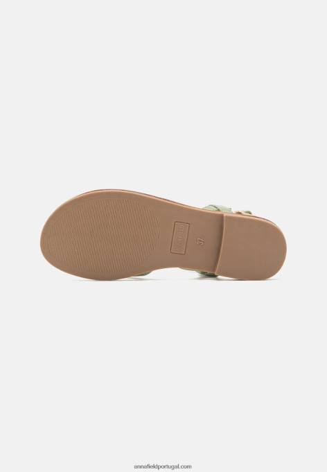 mulheres sandália t-bar menta F4BZ0D1545 Anna Field