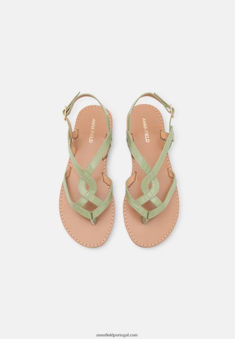 mulheres sandália t-bar menta F4BZ0D1545 Anna Field