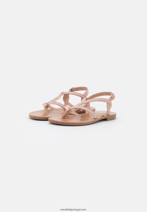mulheres sandália t-bar rosa claro F4BZ0D1535 Anna Field