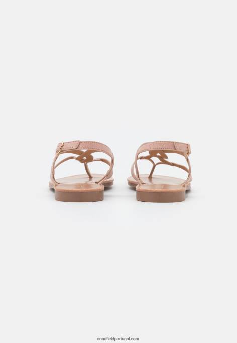 mulheres sandália t-bar rosa claro F4BZ0D1535 Anna Field
