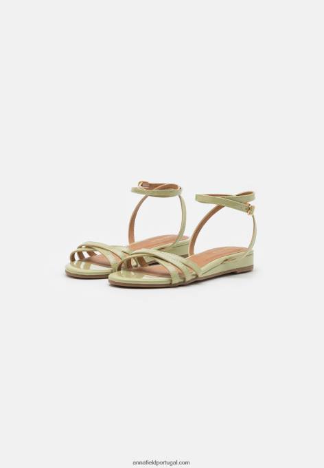 mulheres sandália verde F4BZ0D1368 Anna Field