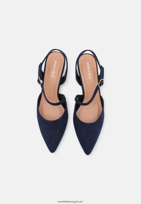 mulheres sandálias azul escuro F4BZ0D1261 Anna Field