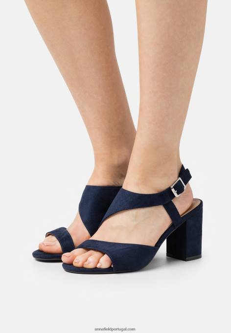 mulheres sandálias azul escuro F4BZ0D1414 Anna Field
