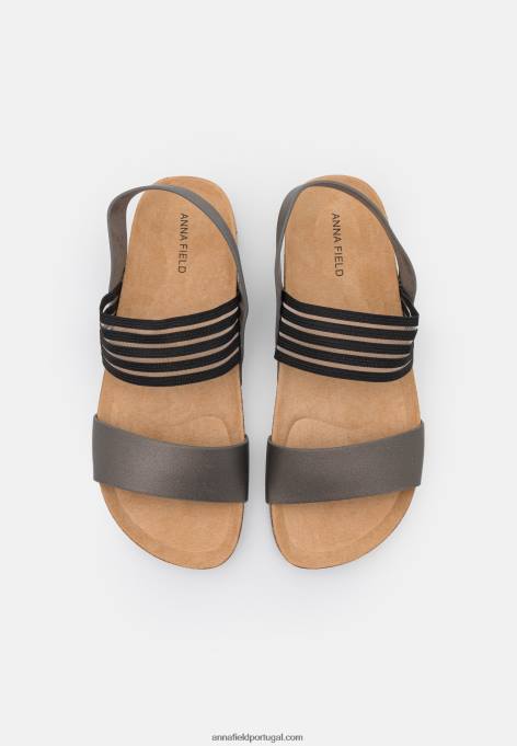 mulheres sandálias bronze F4BZ0D1406 Anna Field