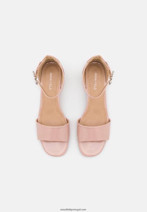 mulheres sandálias cor de ouro rosa F4BZ0D1328 Anna Field