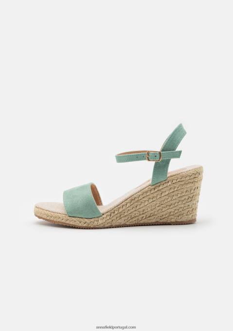mulheres sandálias de cunha hortelã F4BZ0D1487 Anna Field
