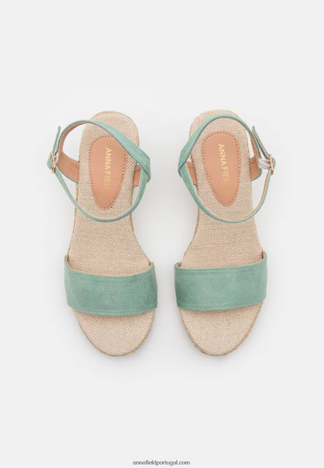 mulheres sandálias de cunha hortelã F4BZ0D1487 Anna Field
