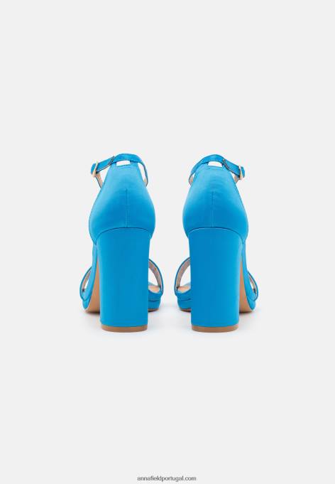 mulheres sandálias de salto alto azul F4BZ0D1437 Anna Field