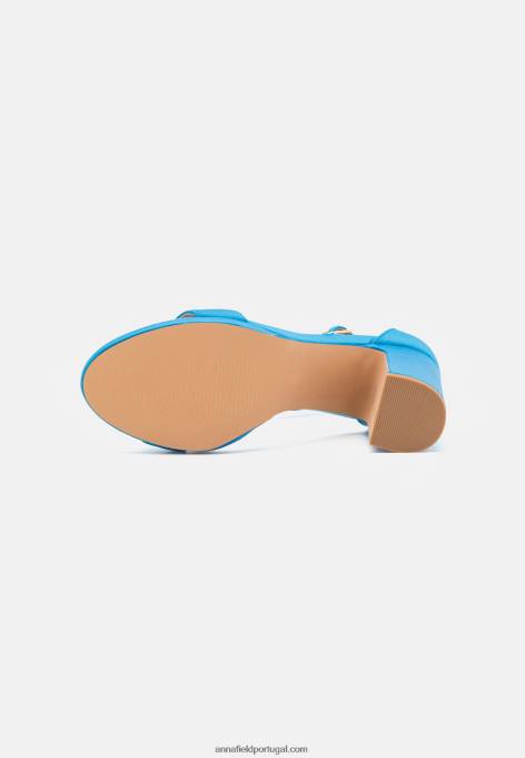 mulheres sandálias de salto alto azul F4BZ0D1437 Anna Field