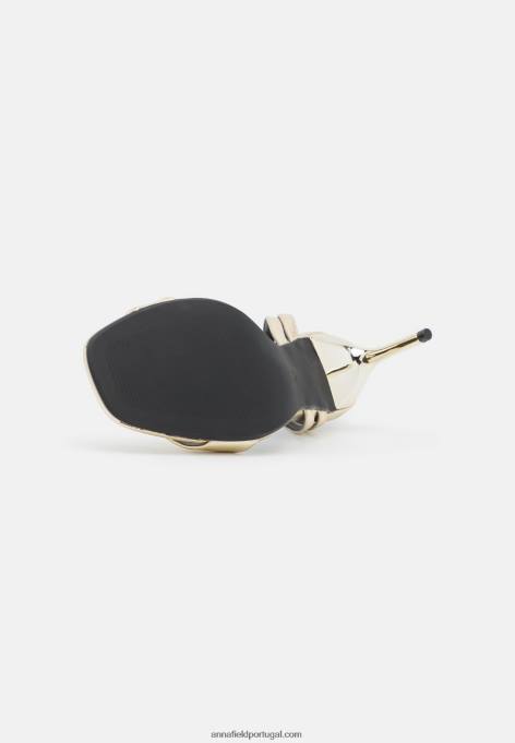 mulheres sandálias de salto alto ouro F4BZ0D1258 Anna Field