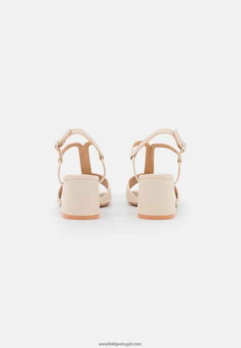 mulheres sandálias off-white F4BZ0D1344 Anna Field